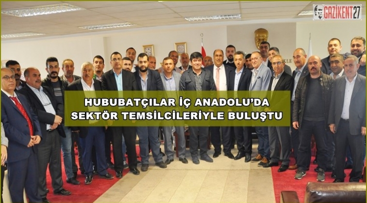 Gaziantepli hububatçılar sektör temsilcileriyle buluştu