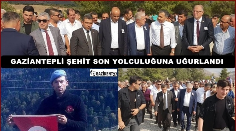 Gaziantepli Şehit toprağa verildi