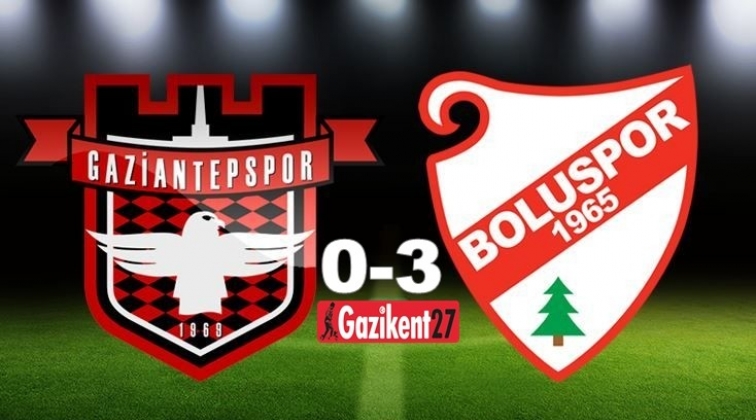 Gaziantepspor evinde farklı mağlup