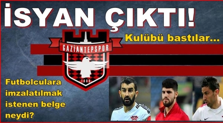 Gaziantepspor'da isyan! Kulübü bastılar...