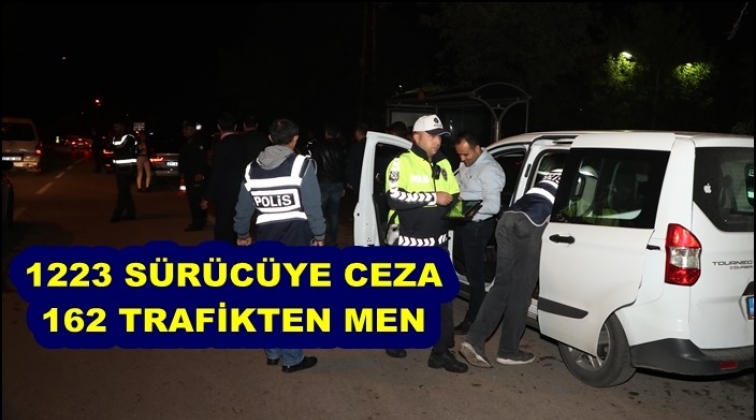 Gaziantep'te 1223 sürücü ve araca ceza