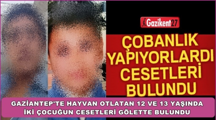 Gaziantep'te 2 çocuk gölette boğuldu!..