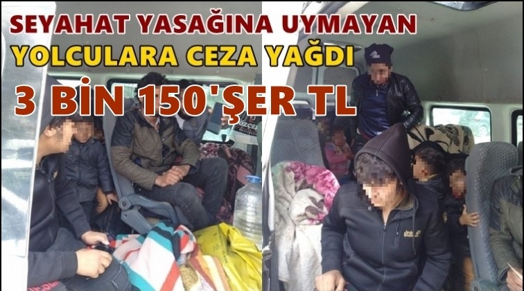 Gaziantep'te 26 yolcuya para cezası
