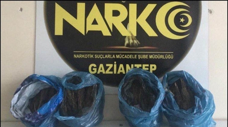 Gaziantep'te 3 kilo 380 gram esrar ele geçirildi