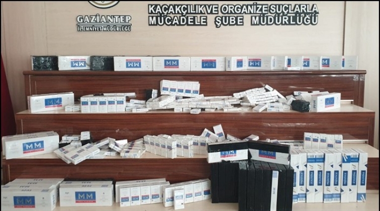 Gaziantep'te 3.110 paket kaçak sigara ele geçirildi