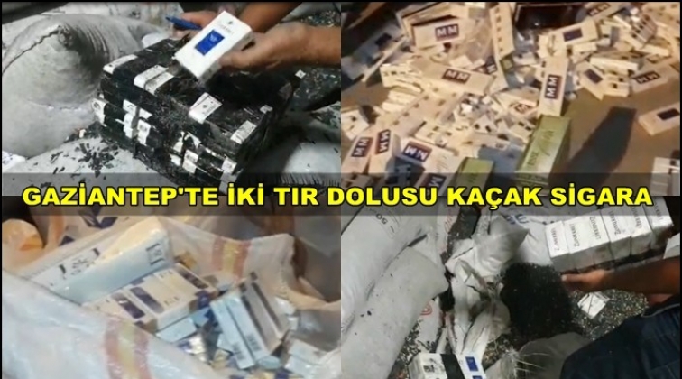 Gaziantep'te 38 bin paket kaçak sigara ele geçirildi