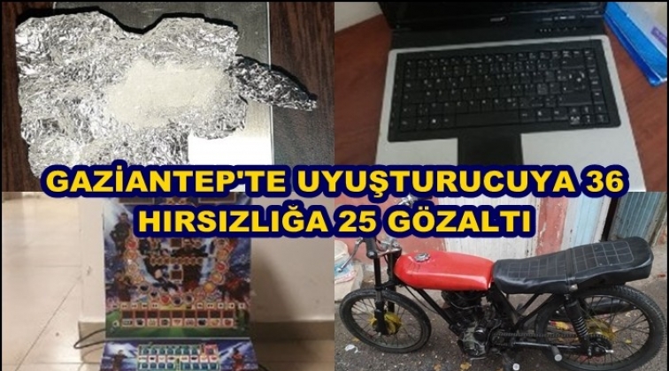 Gaziantep'te 40 aranan şahıs yakalandı