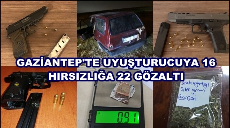 Gaziantep'te 43 aranan şahıs yakalandı