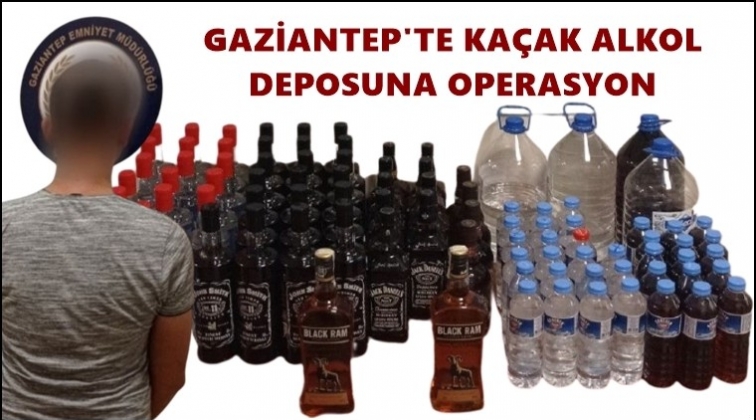 Gaziantep'te 95 litre kaçak alkol ele geçirildi