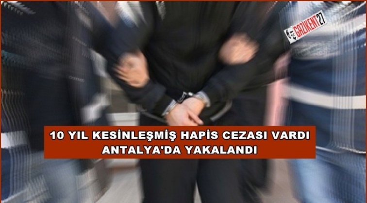 Gaziantep'te aranan hırsız Antalya'da yakalandı