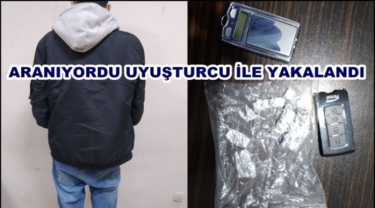 Gaziantep'te aranan şahıs uyuşturucu ile yakalandı