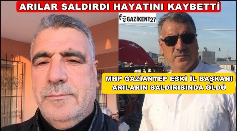 Gaziantep'te MHP eski İl Başkanı arı saldırısında öldü!