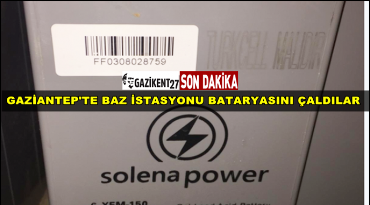 Gaziantep'te baz istasyonunda hırsızlığa suçüstü!