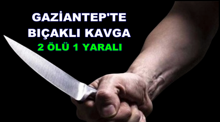 Gaziantep'te bıçaklı kavga: 2 ölü 1 yaralı