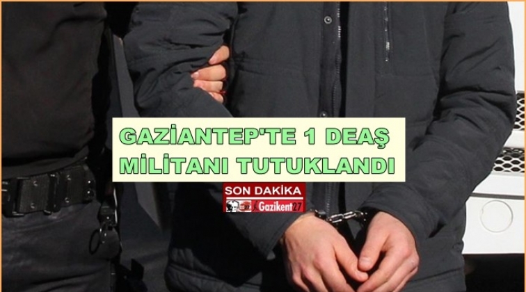 Gaziantep'te bir DEAŞ'lı tutuklandı