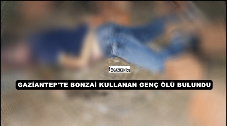 Gaziantep'te bonzai kullanan genç ölü bulundu