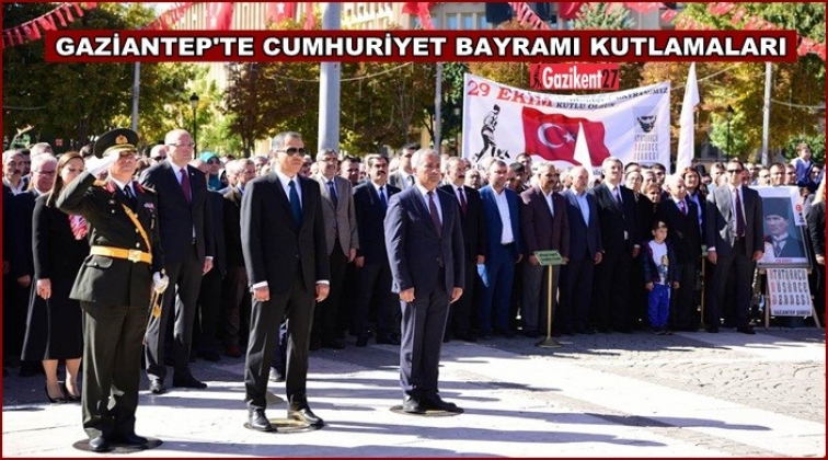 Gaziantep'te Cumhuriyet Bayramı kutlamaları