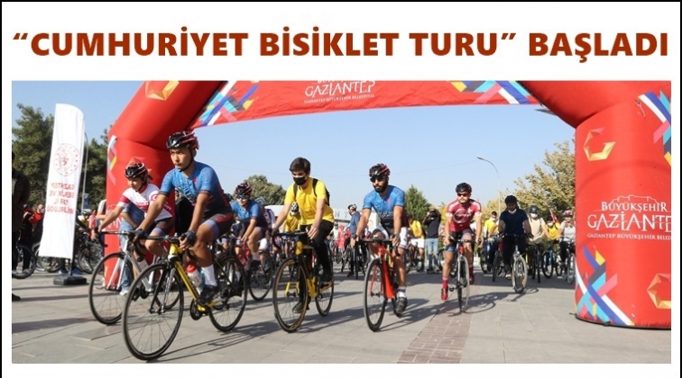 Gaziantep'te Cumhuriyet Bisiklet Turu...