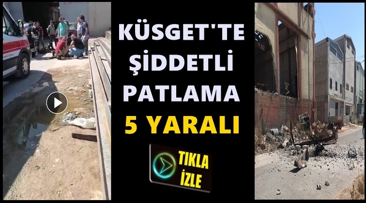 Gaziantep'te demir atölyesinde patlama!