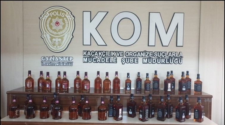 Gaziantep'te depoya sahte alkol baskını
