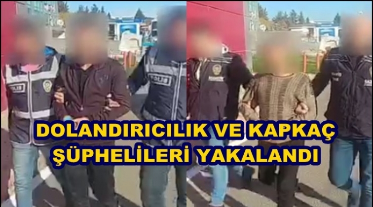 Gaziantep'te dolandırıcılık ve kapkaça 2 gözaltı