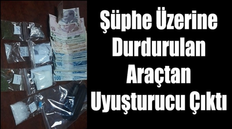 Gaziantep'te durdurulan araçtan uyuşturucu çıktı!