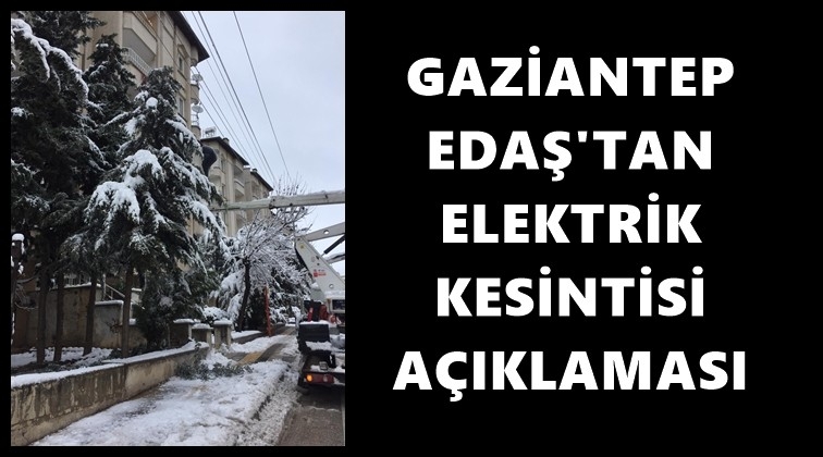 Gaziantep'te elektrik kesintileri...