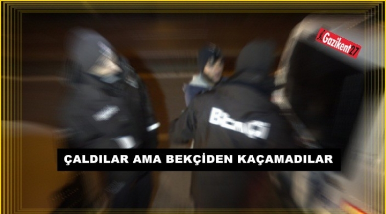 Gaziantep'te eve giren hırsızlar bekçiden kaçamadı