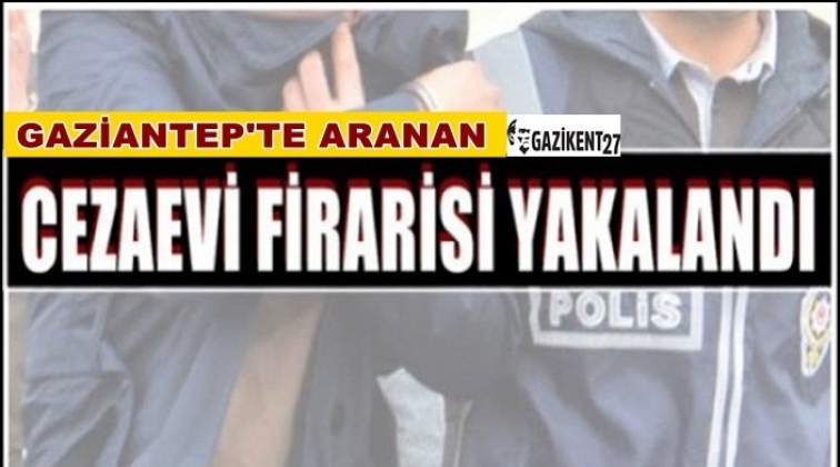 Gaziantep'te firari mahkum operasyonla yakalandı