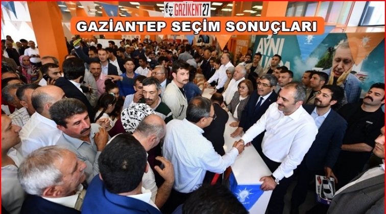 Gaziantep'te hangi parti kaç milletvekili çıkardı