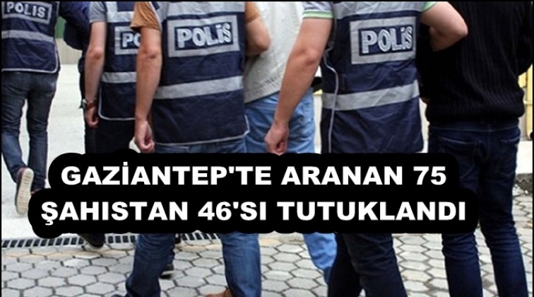 Gaziantep'te hırsızlığa 46 tutuklama
