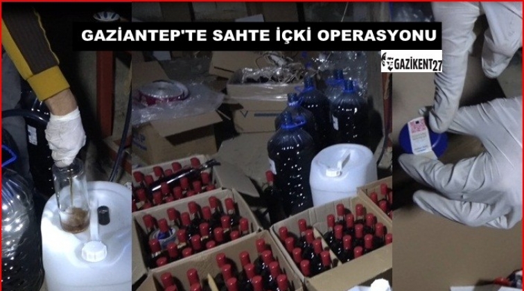 Gaziantep'te ka&ccedil;ak i&ccedil;ki operasyonu