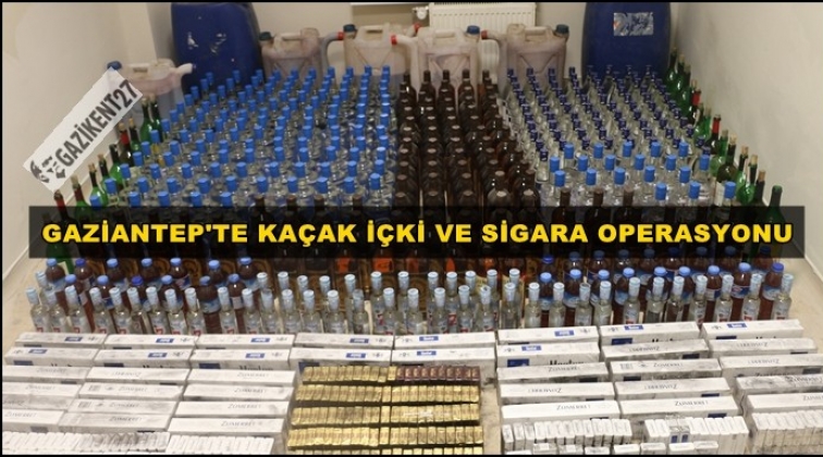 Gaziantep'te ka&ccedil;ak i&ccedil;ki operasyonu