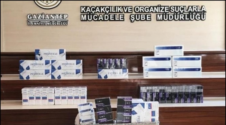Gaziantep'te kaçak sigara operasyonu 4 gözaltı