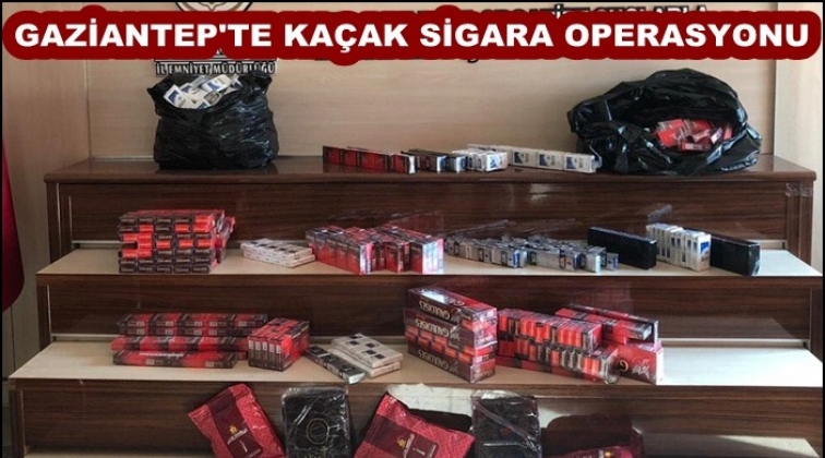 Gaziantep'te kaçak sigara operasyonu