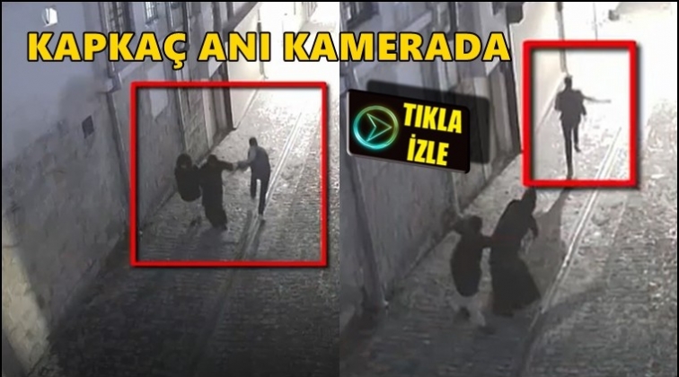 Gaziantep'te kadının çantasını böyle çaldılar