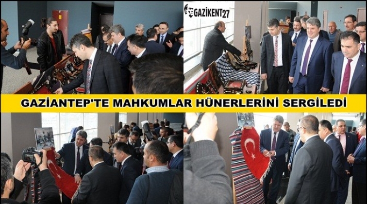Gaziantep'te mahkumlara kilim ve sedef kakma kursu