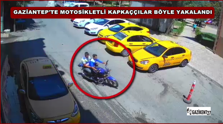 Gaziantep'te motosikletli kapkaçcılar yakalandı