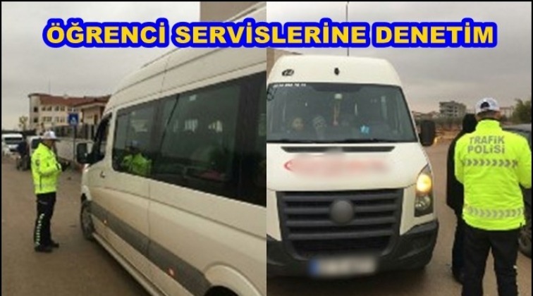 Gaziantep'te öğrenci servislerine denetim