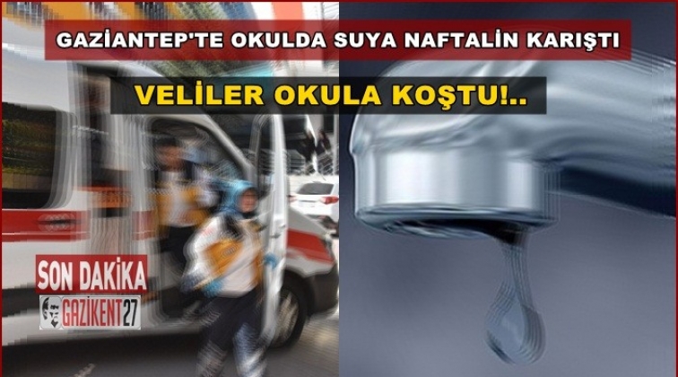 Gaziantep&rsquo;te &ouml;ğrenciler sudan zehirlendi!
