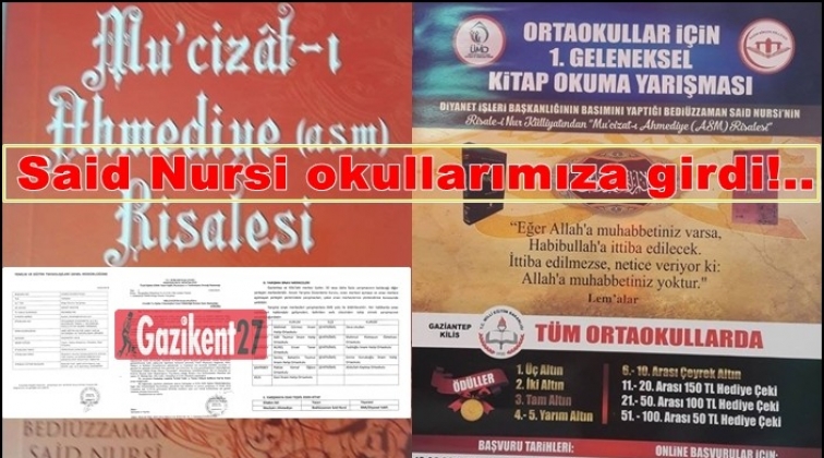 Gaziantep'te öğrencilere Said Nursi'nin risalesini dağıttılar