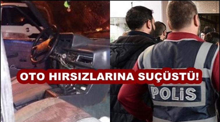 Gaziantep'te oto hırsızlarına suçüstü!