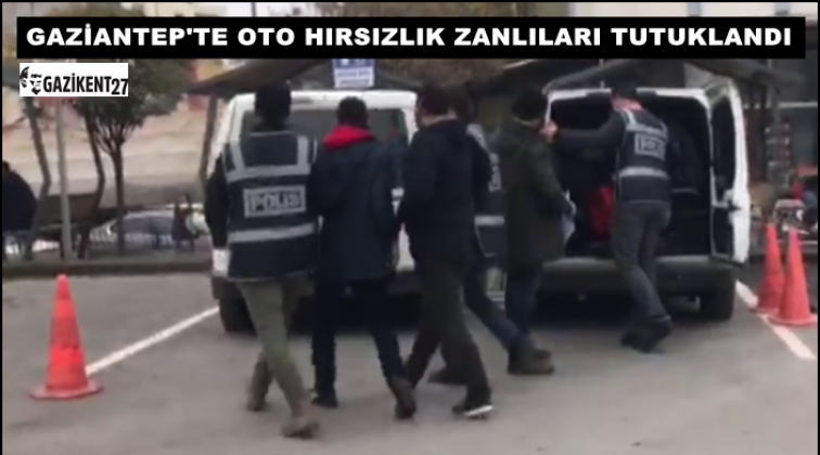 Gaziantep'te oto hırsızlığına 2 tutuklama