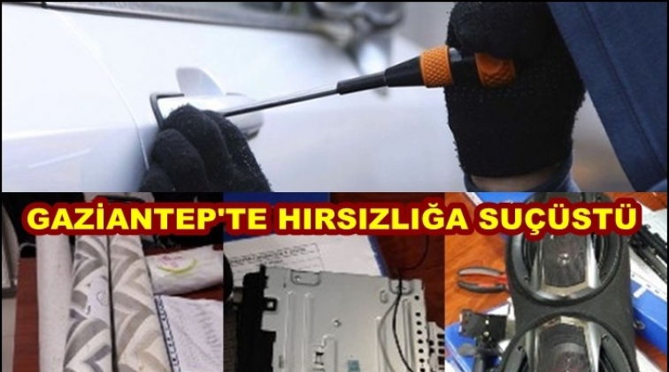 Gaziantep'te otodan hırsızlığa suçüstü!