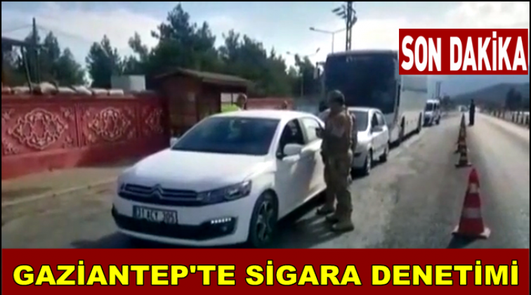 Gaziantep'te &ouml;zel ara&ccedil;larda sigara denetimi