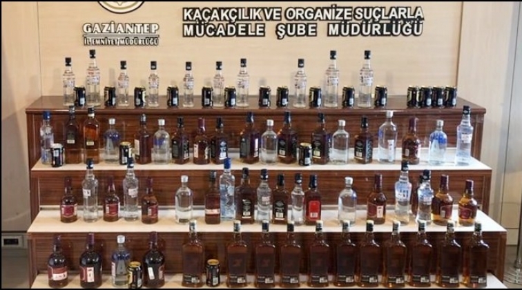 Gaziantep'te sahte alkol operasyonu