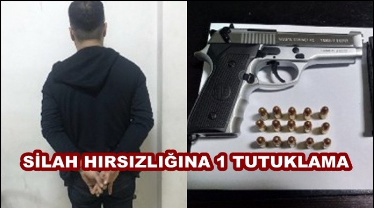 Gaziantep'te silah hırsızlığına tutuklama