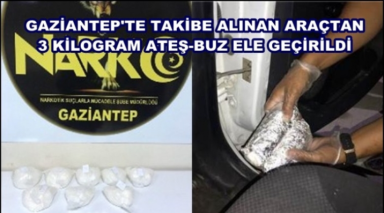 Gaziantep'te şüpheli araçtan 'Ateş-Buz' çıktı!