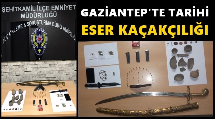 Gaziantep'te tarihi eser operasyonu