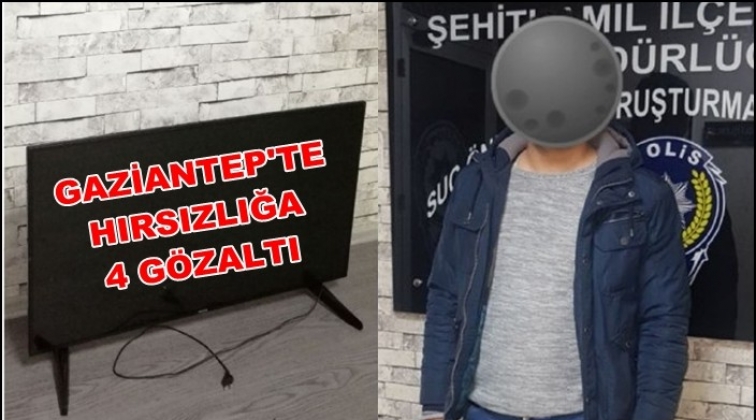 Gaziantep'te televizyon ve motosiklet hırsızlığı